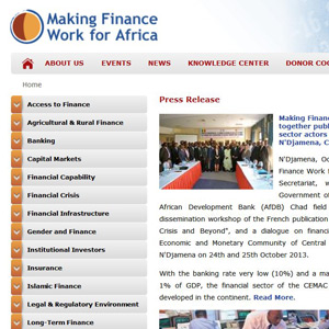 Making Finance Work for Afrika